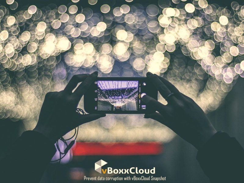 Prevent data corruption with vBoxxCloud Snapshot