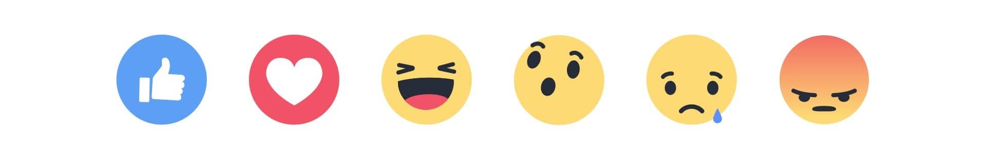 Facebook reactions
